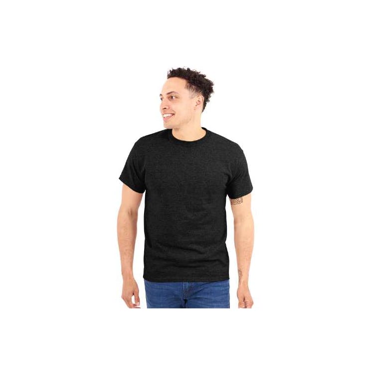 Adult Promotional T-Shirts - Heather Black S-XL 3