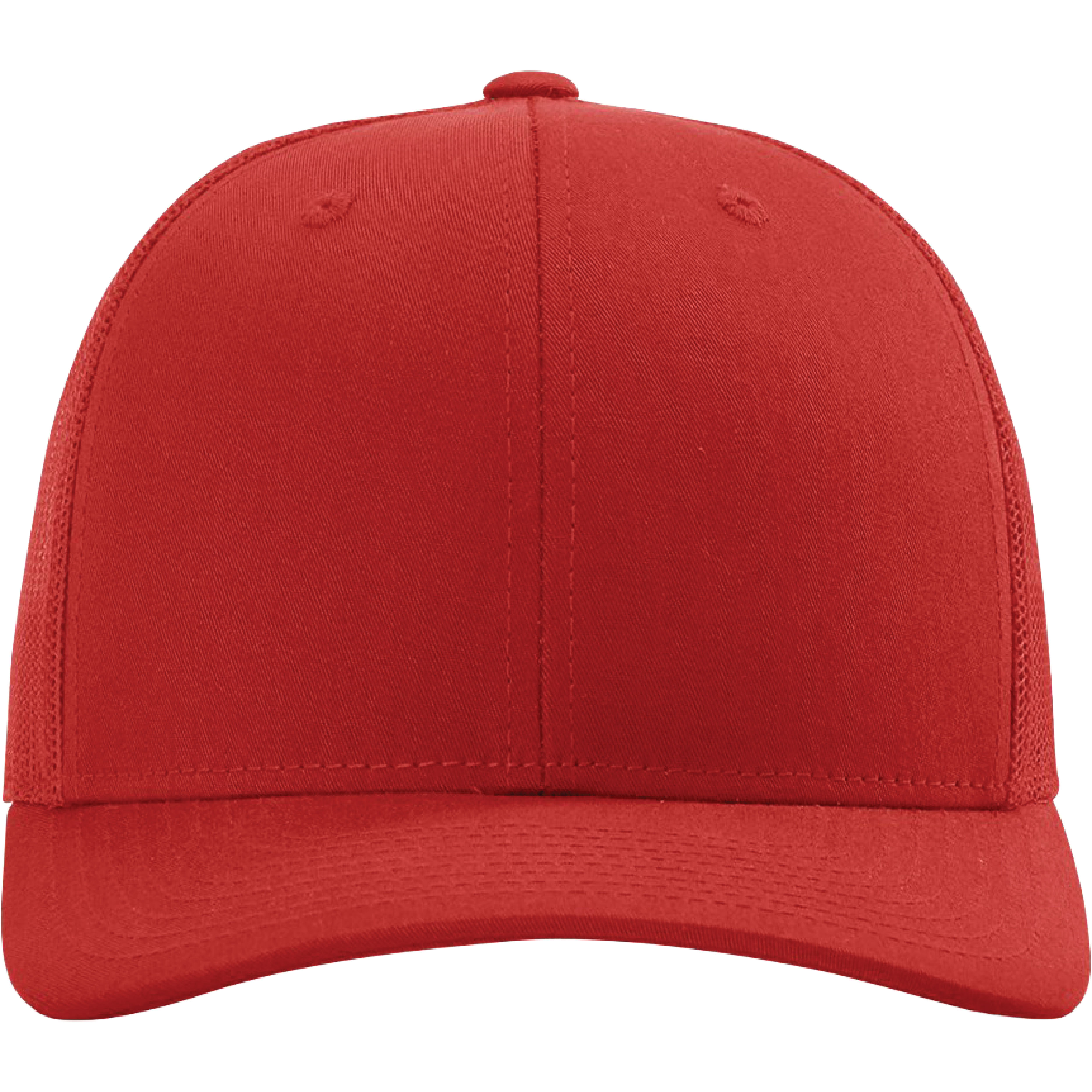 Richardson 112 6-Panel Snapback Trucker Hat w/Leatherette Adhesive Patches or Embroidery 281