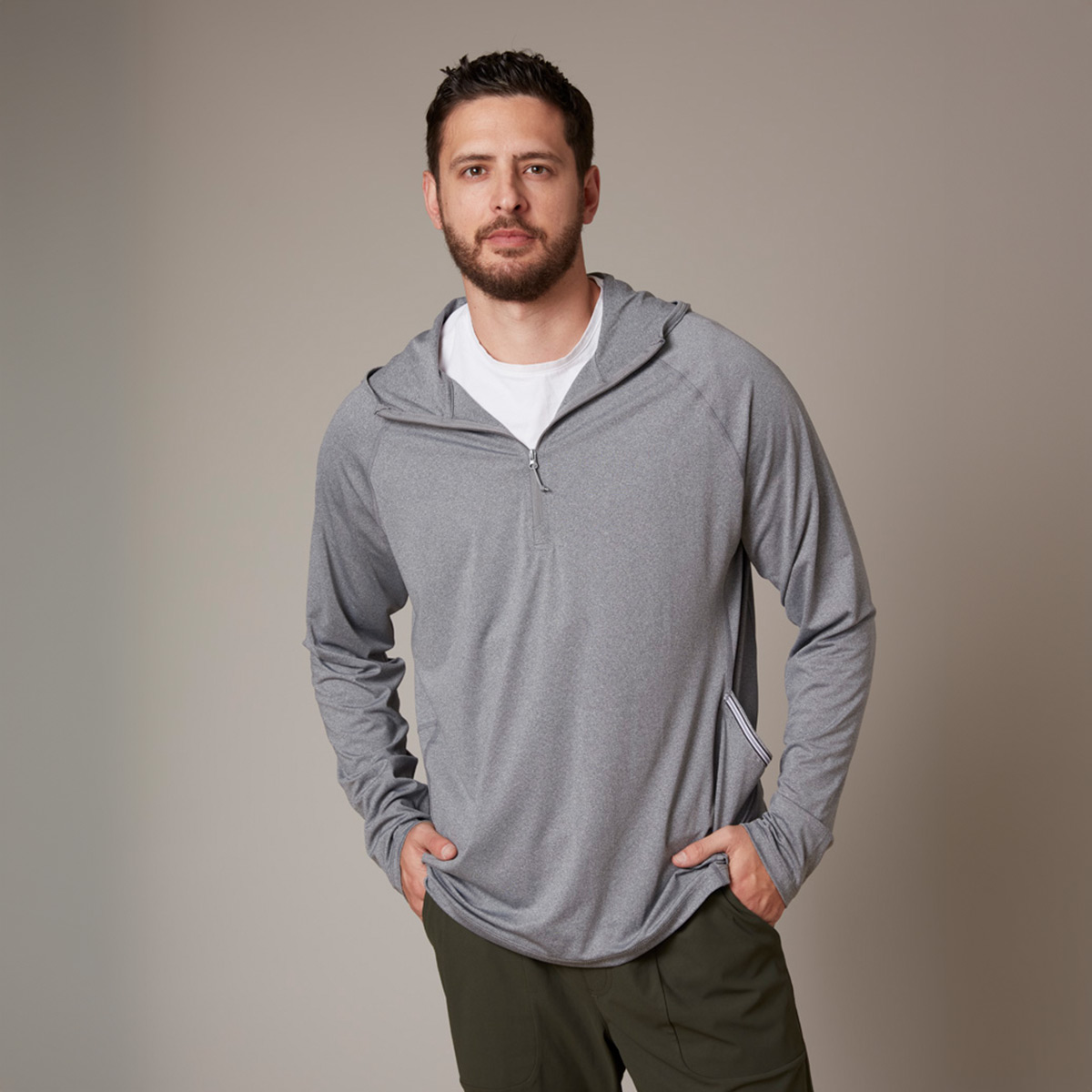 Men's Dune Sun Hoodie, custom hoodie or sweatshirt with logo imprint 16