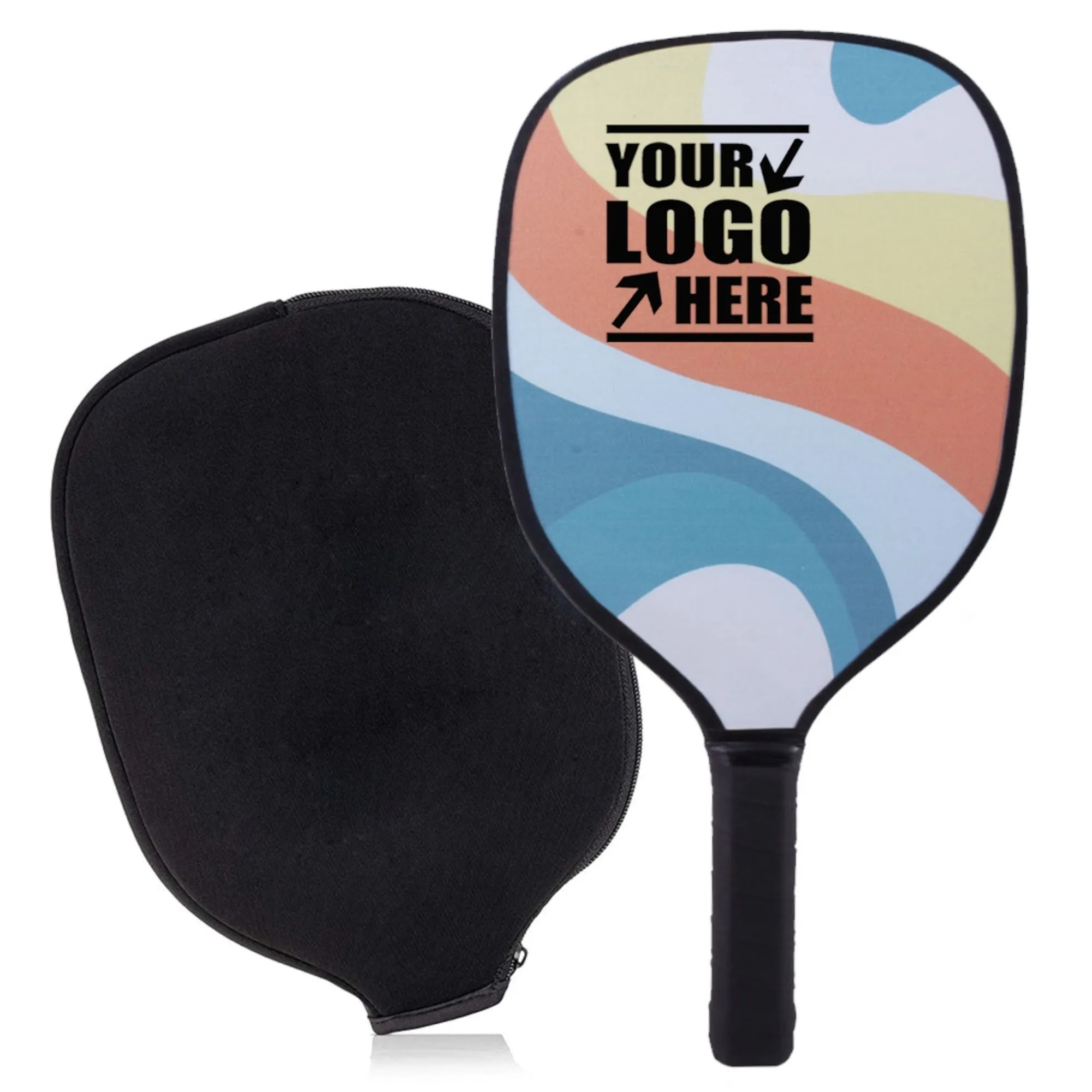 Single Pickleball Paddle with Zipper Bag 6
