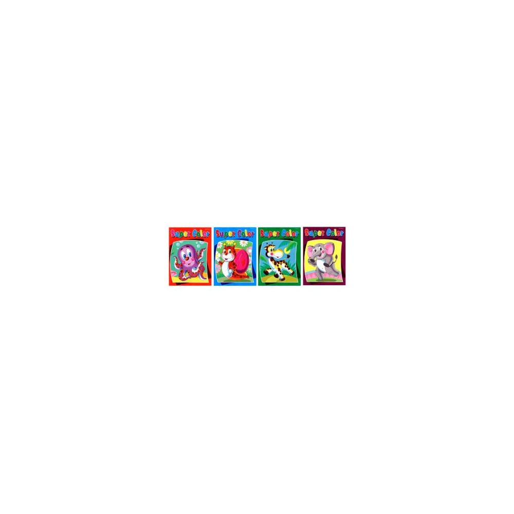 Super Coloring Books - Assorted Styles 8" x 10.5" 3