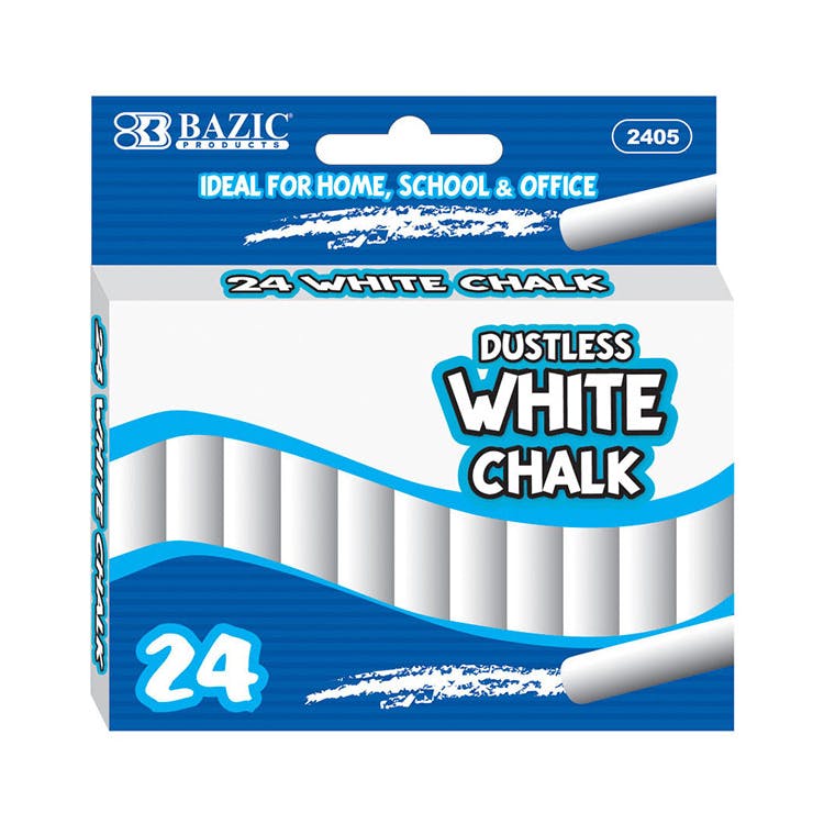 Chalk - 24 Count White Dustless 3