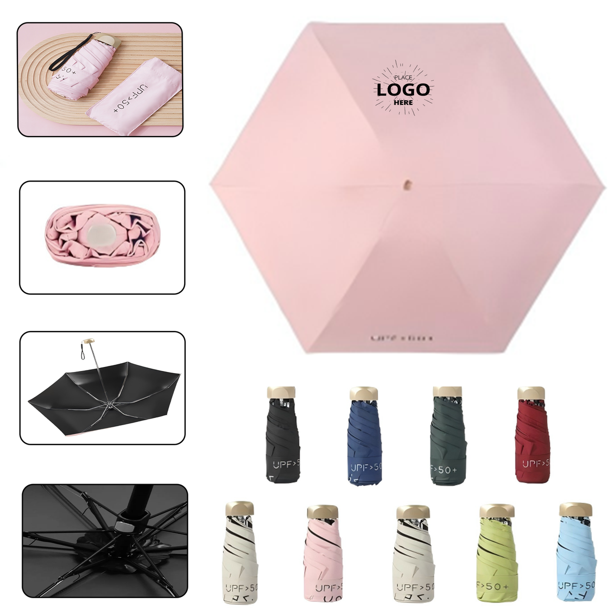 Tiny Portable UV Blocking Pocket Umbrella