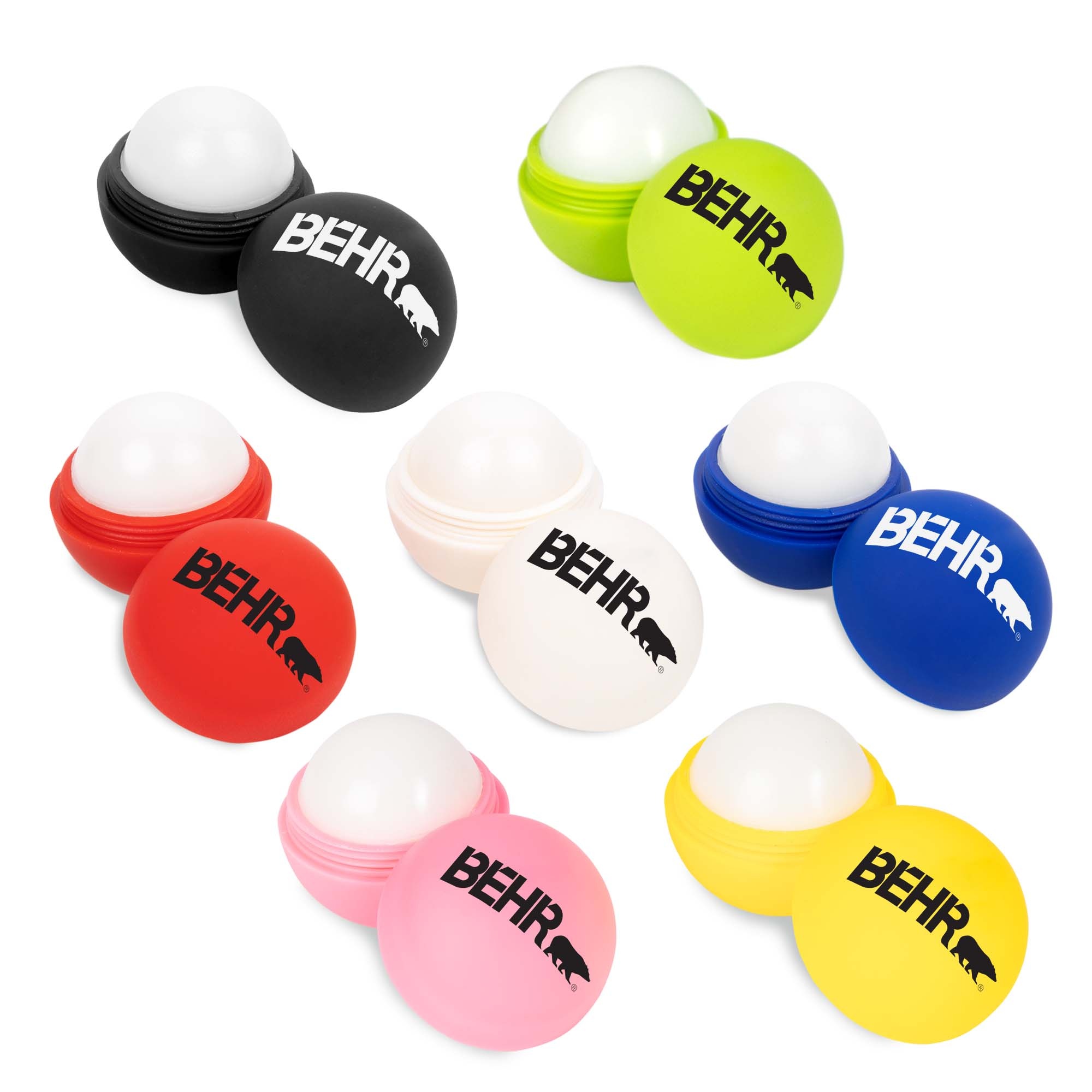Round Soft Touch Lip Balm
