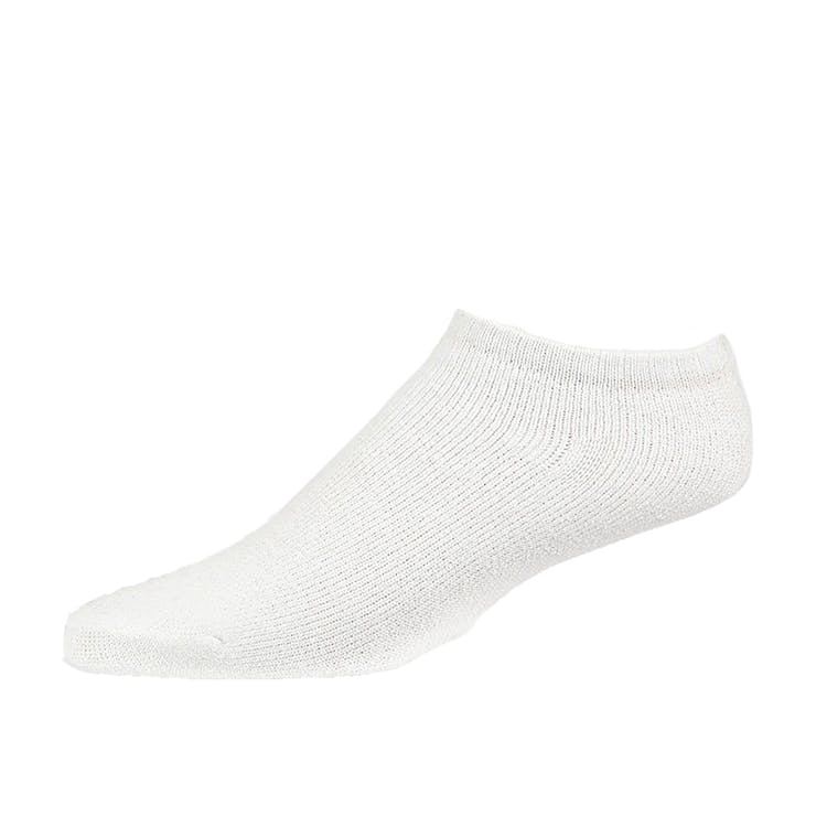 Men's No-Show Cushioned Sports Socks - White 10-13 4 Pack 3