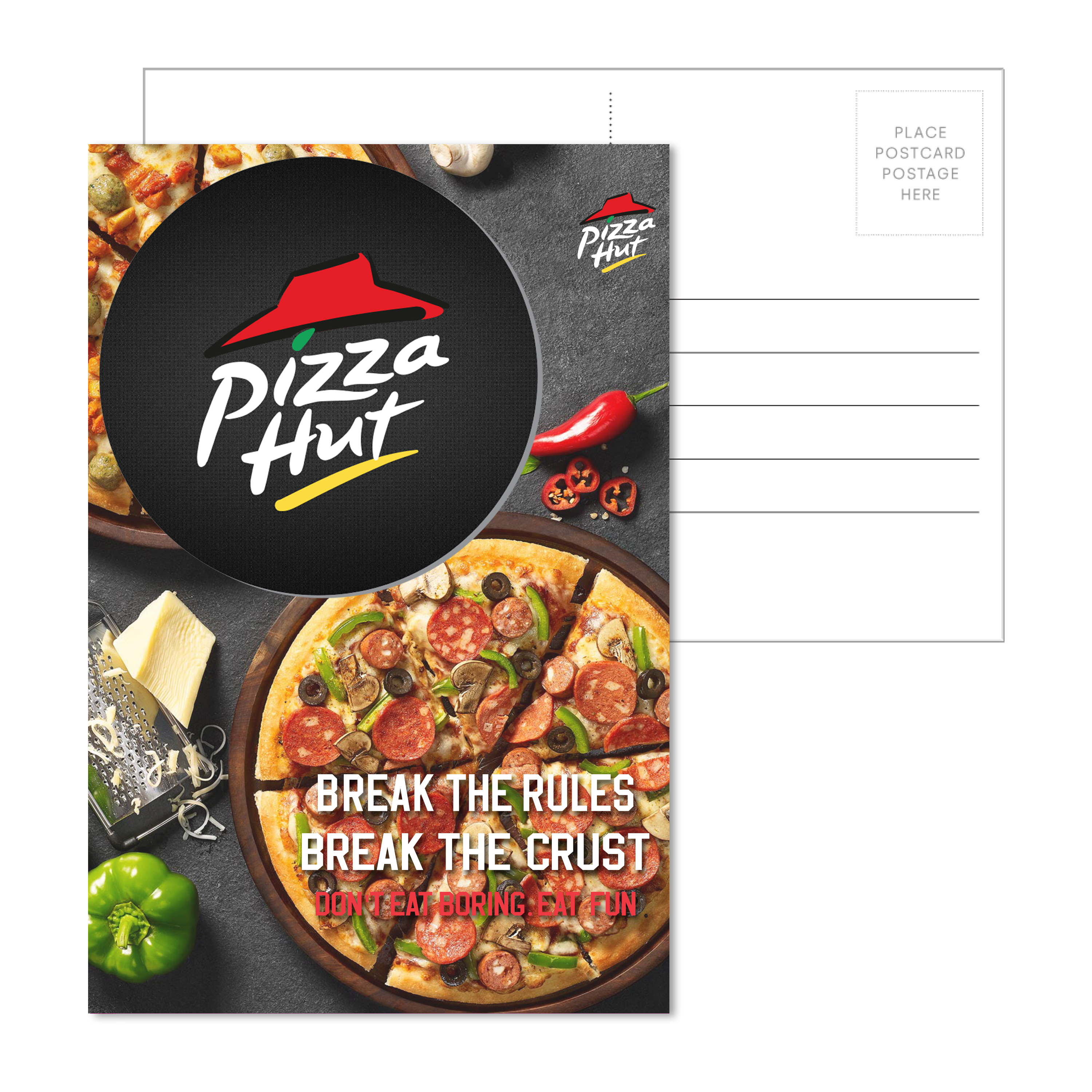 Post Card With Full Color Coaster - 1/16" Rubber 60 Mil Acrylic Top