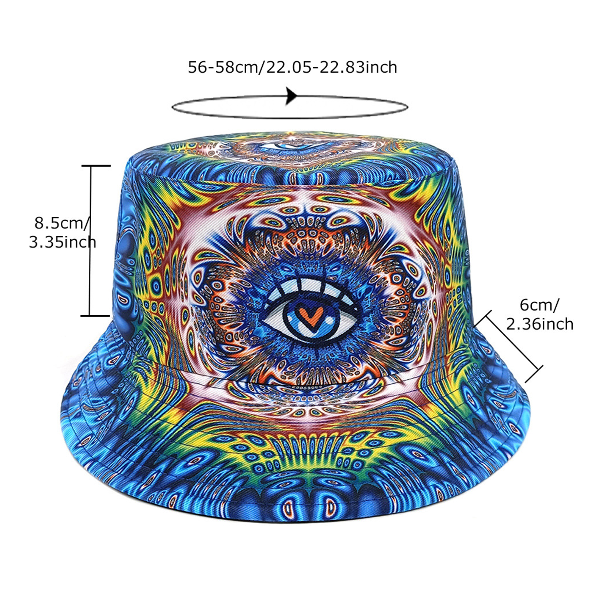 Graffiti Double-Sided Bucket Hat 7