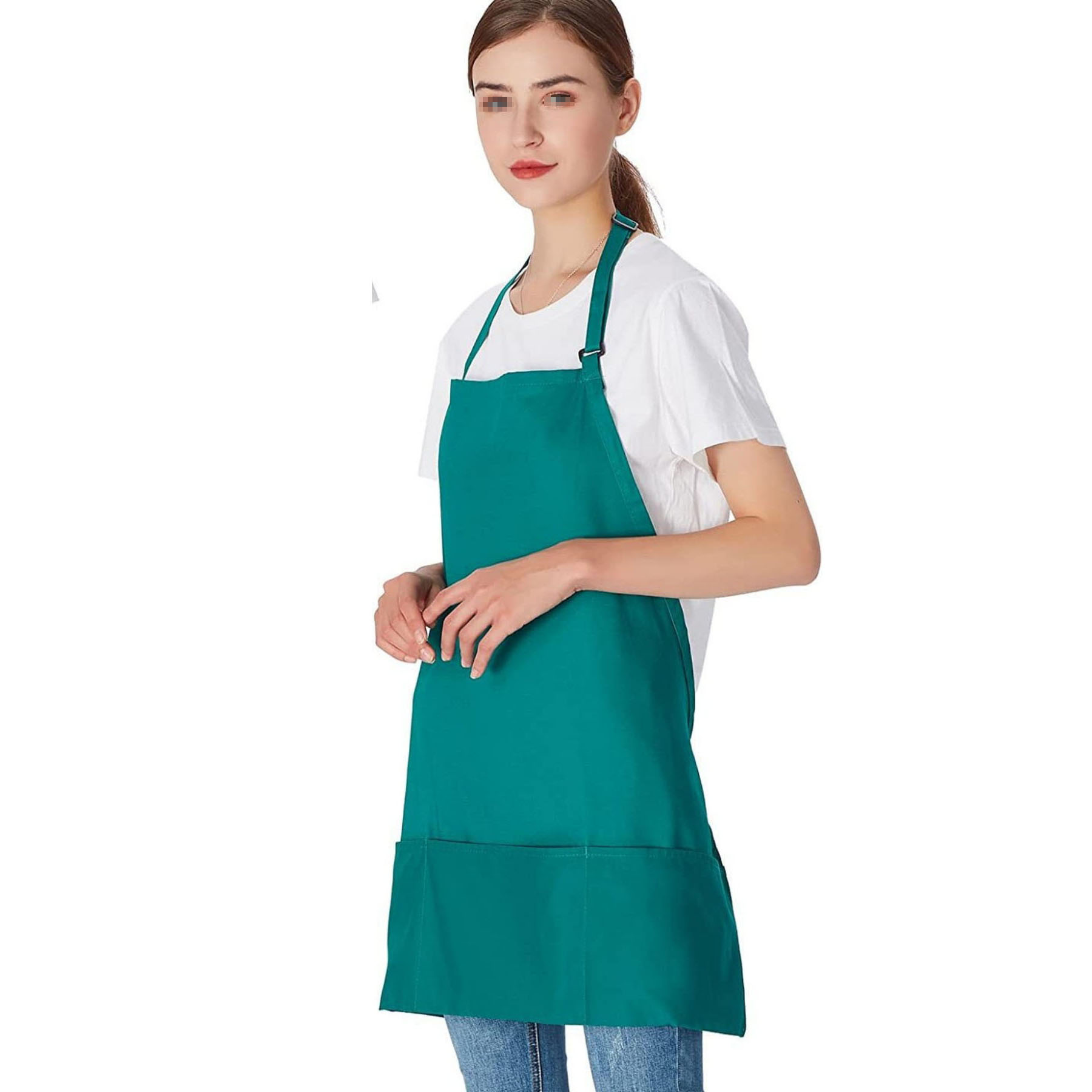 Adjustable Kitchen Bib Apron 17
