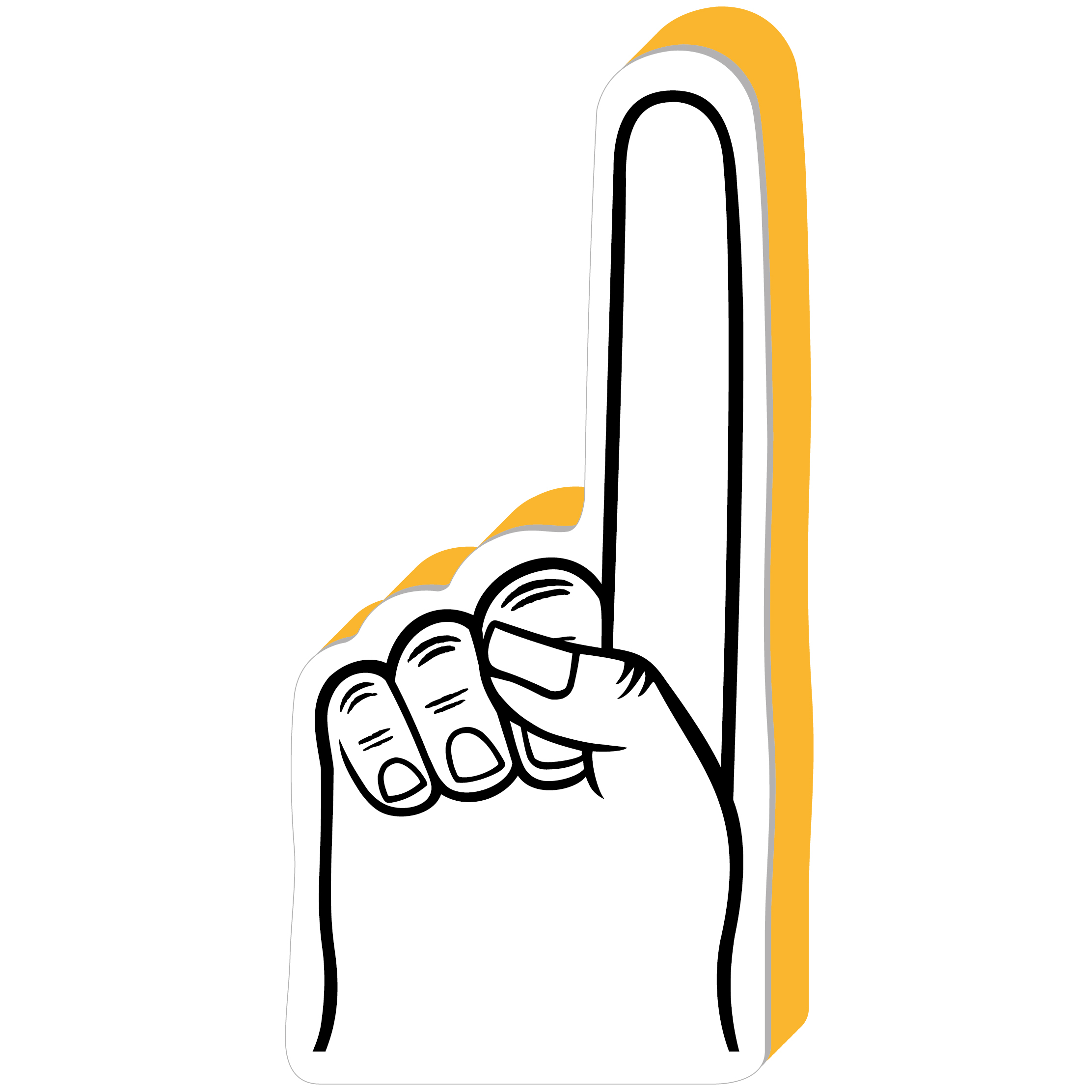 16" Signature Foam Hand 65