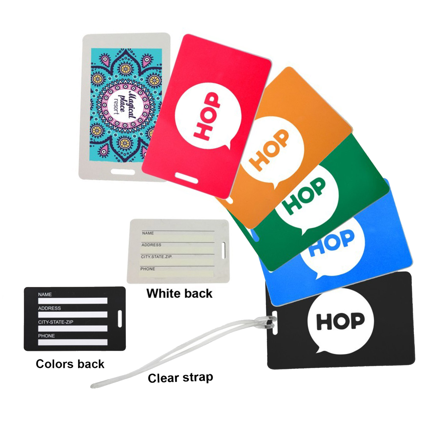 PVC Luggage tag 17