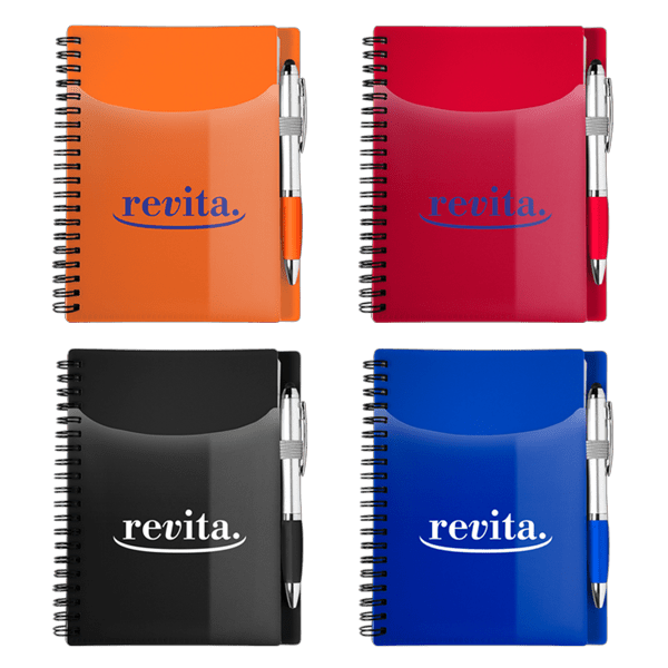 Sorbet Notebook Set with matching pen (PB2571).