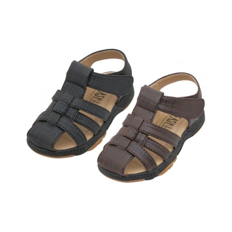Boys' Close-Toe Sandals - 2 Colors Sizes 5-10 Age 1-3 Years 3