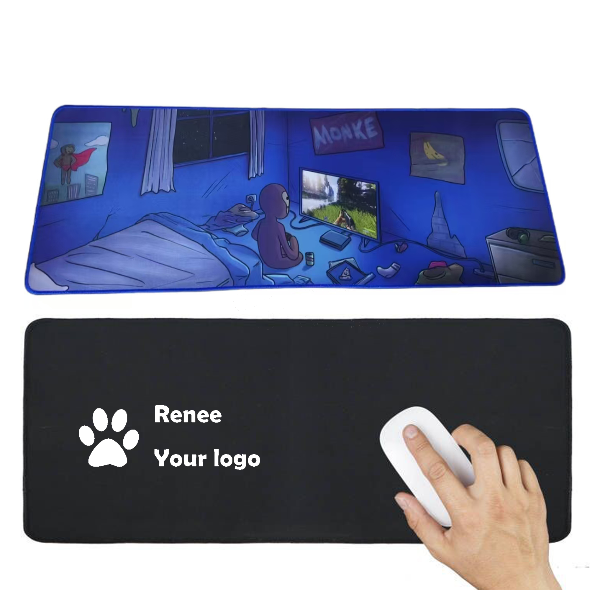 Full Color Dye Sublimation XL Mouse Pad Desk Mat 3