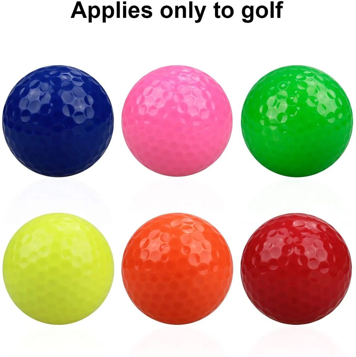 Double Layer Golf Balls for Driving Ranges