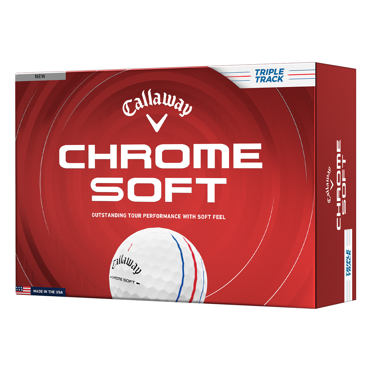 Callaway Chrome Soft Triple Track Golf Balls Half Dozens 15