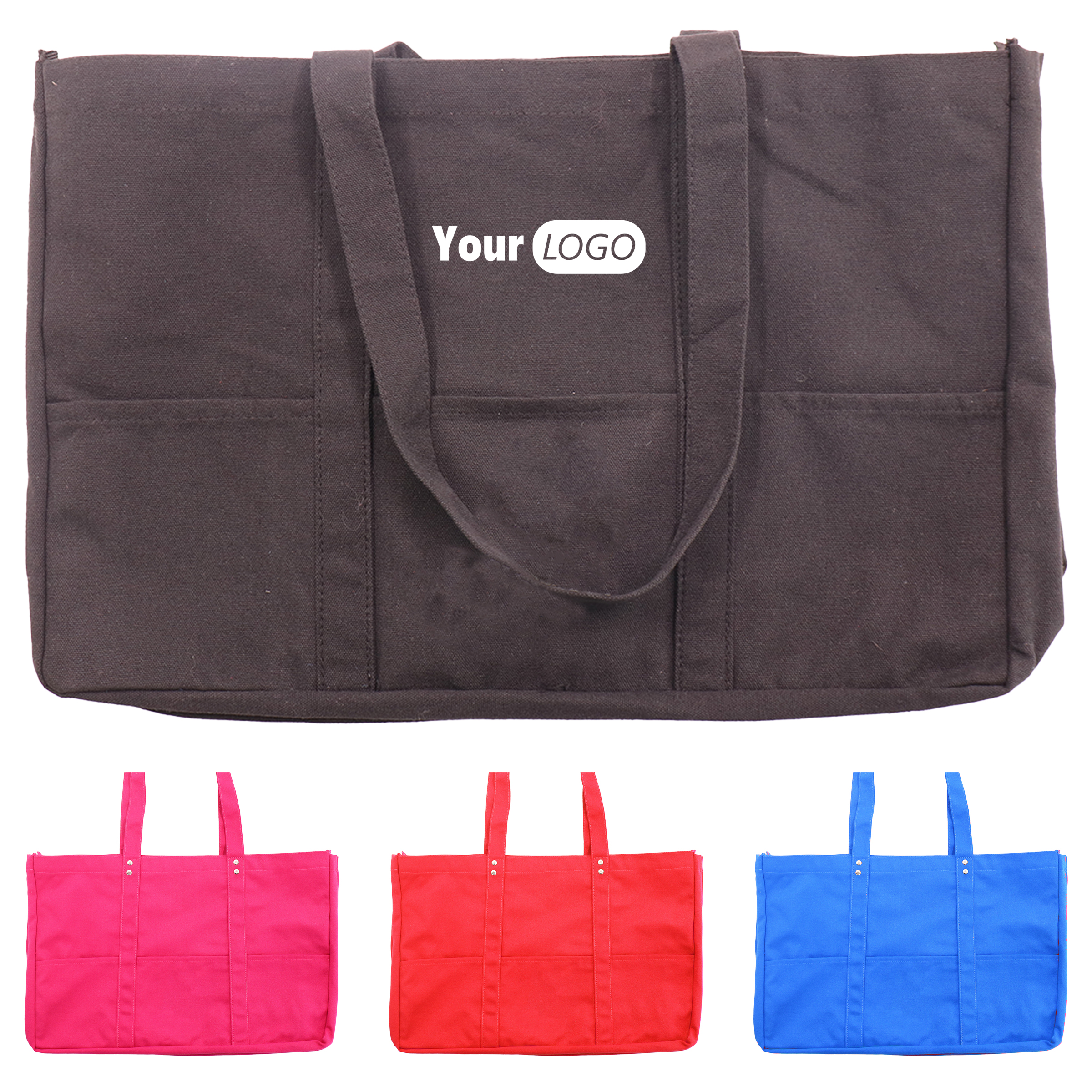 Canvas Large Capacity Fashionable Tote Bag 10