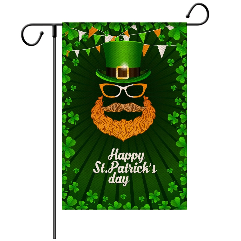 Happy St Patricks Day House Garden Flags 11