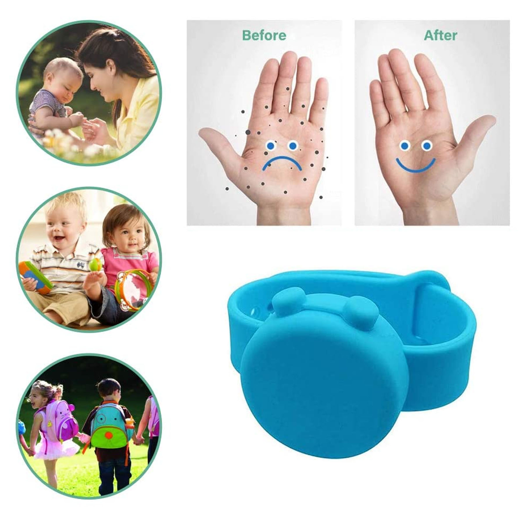 Silicone Hand Sanitizer Bracelet