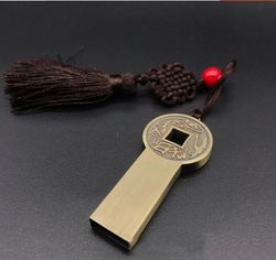 Classical round hole u disk customized-16G