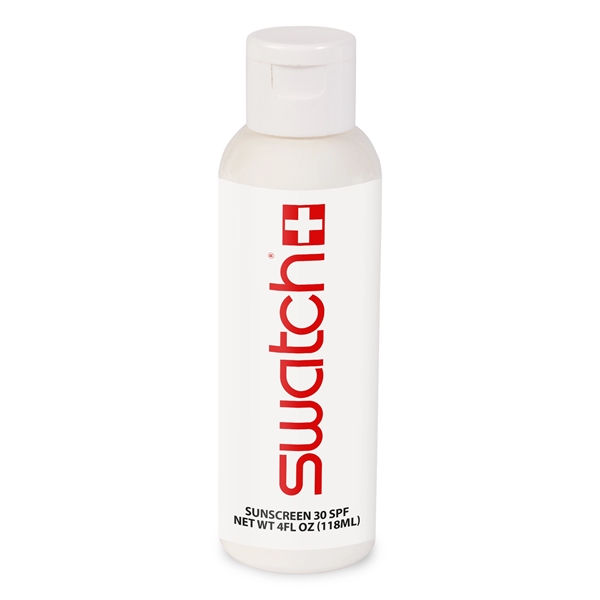 4 oz Sunscreen SPF30 for bulk branded distribution
