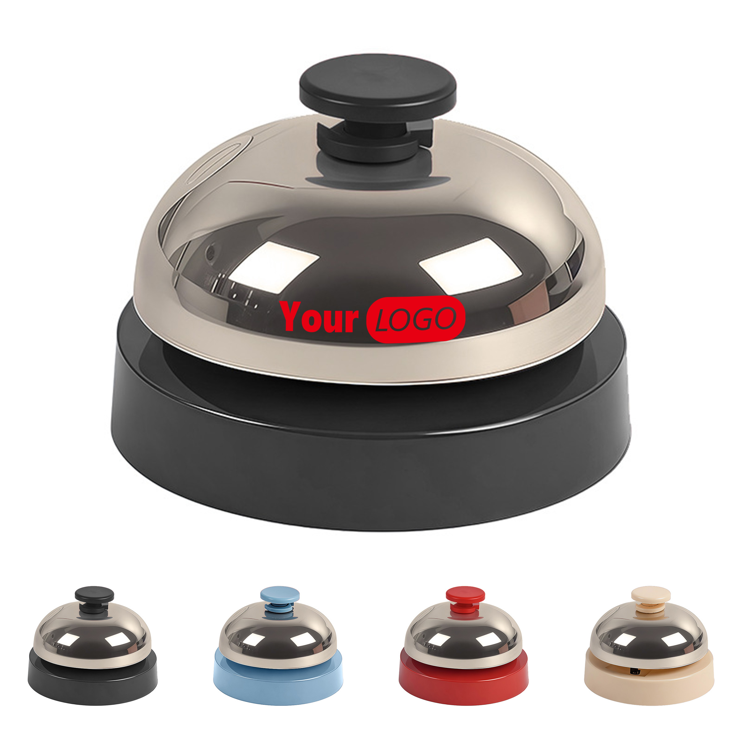Metal Service Bell With Plastic Base 7