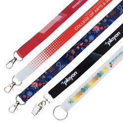 3/4" Dye Sublimated Lanyard - 3 Day Rush Production