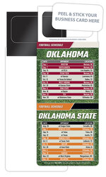 Pro Football Schedule Magnet - Peel and Stick Business Card (3.5x9)