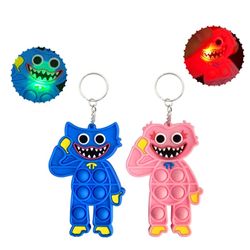 Poppy Playtime Push Bubbles Fidget Toy With Keyring And Ligh