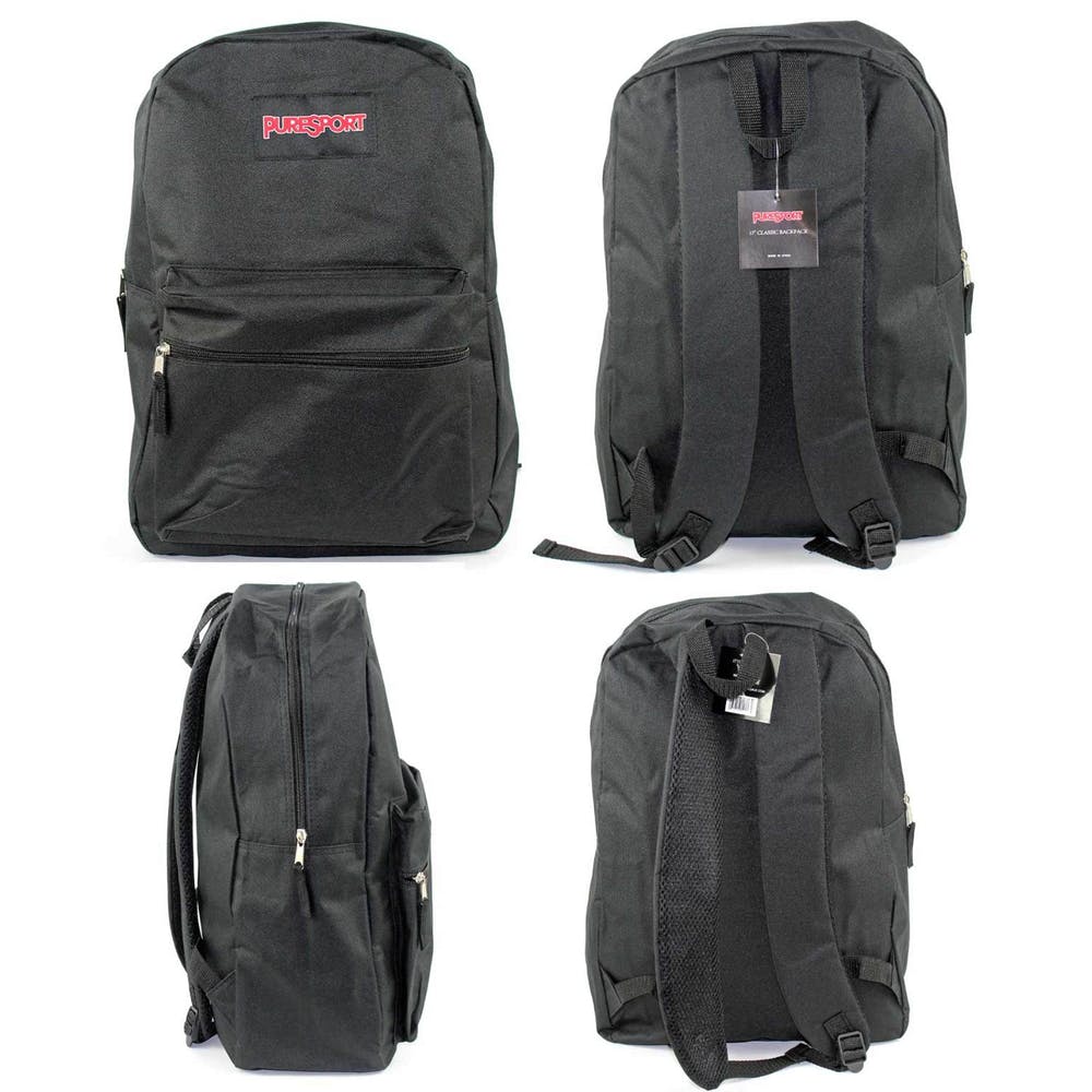 Classic Backpacks - Black 17" 2