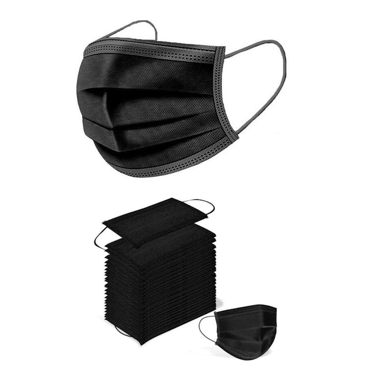 3 Ply Face Mask Black 3