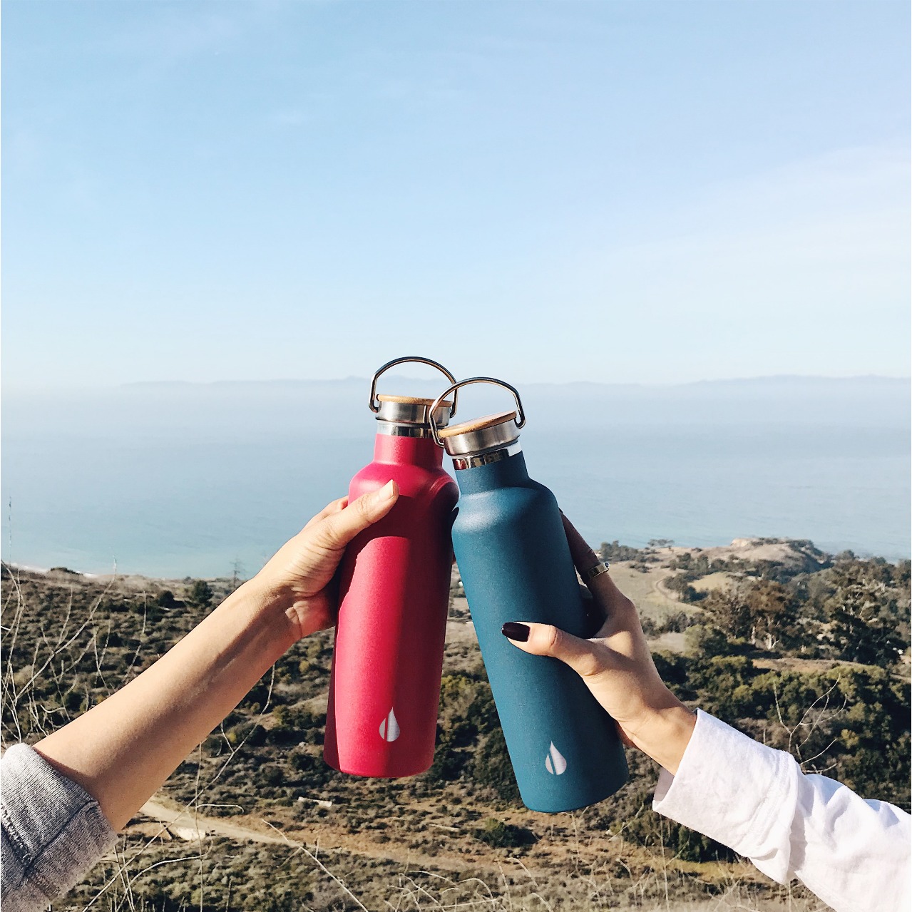 Elemental® Classic 25oz Stainless Steel Water Bottle - Vacuum Double Walled Insulated - Leak Free, custom water bottle with logo imprint 36