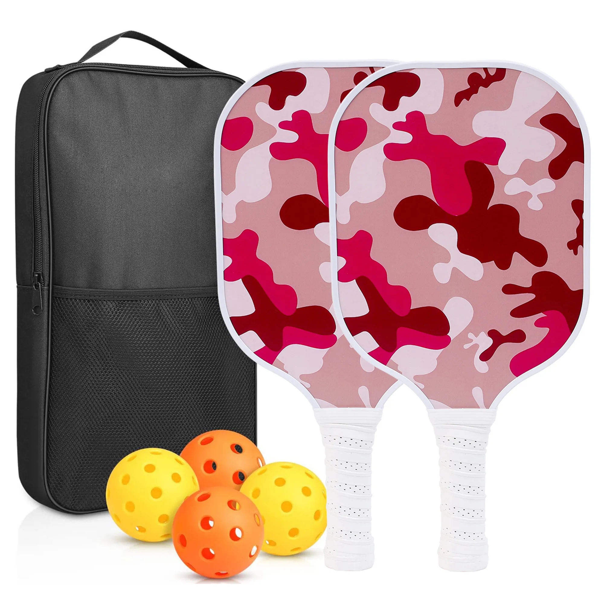 Portable Carry Bag Pickleball Paddles Set 12