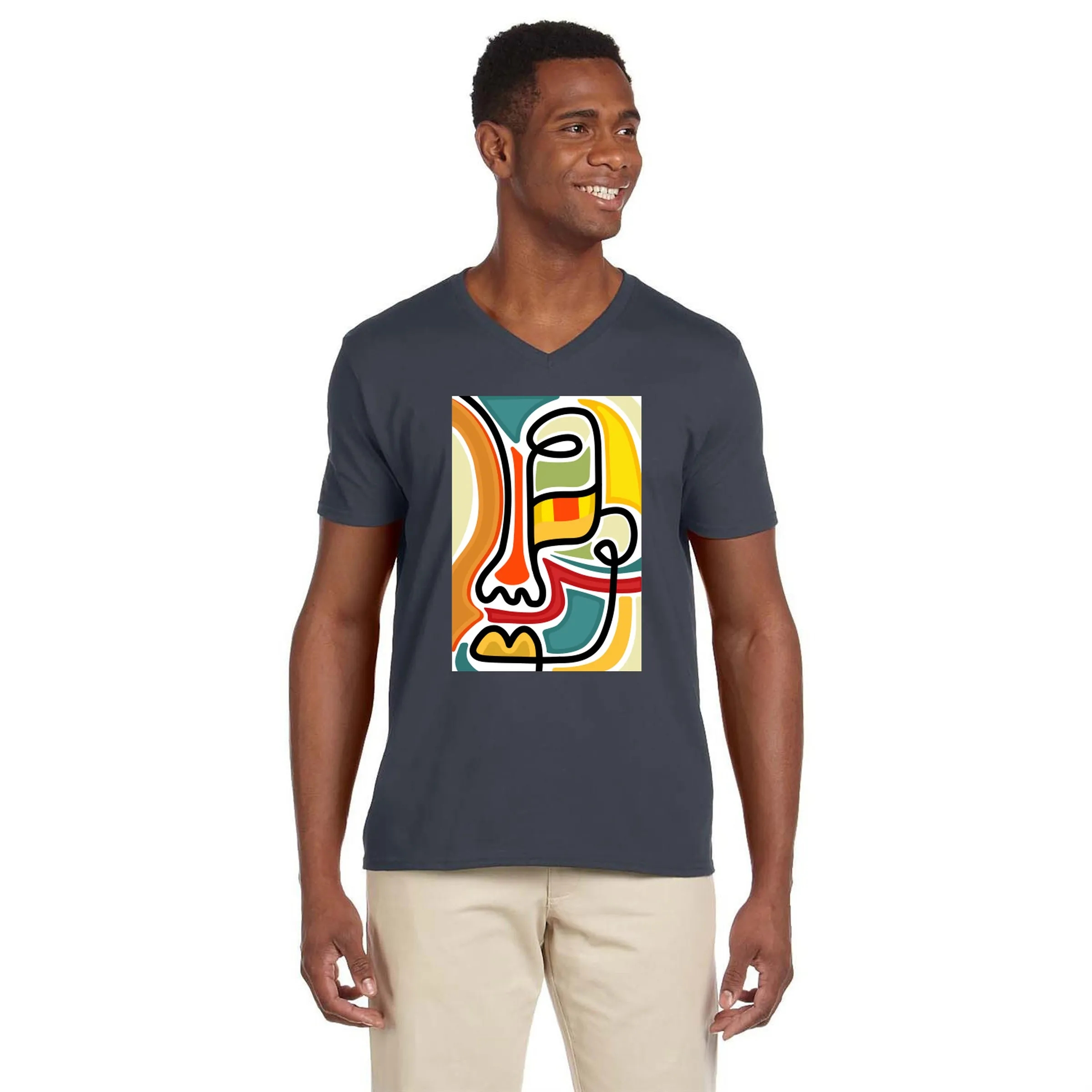 Gildan Softstyle V-Neck T-Shirt 3