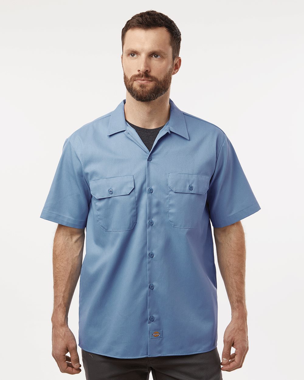 Men's Short Sleeve Work Shirt - 2574