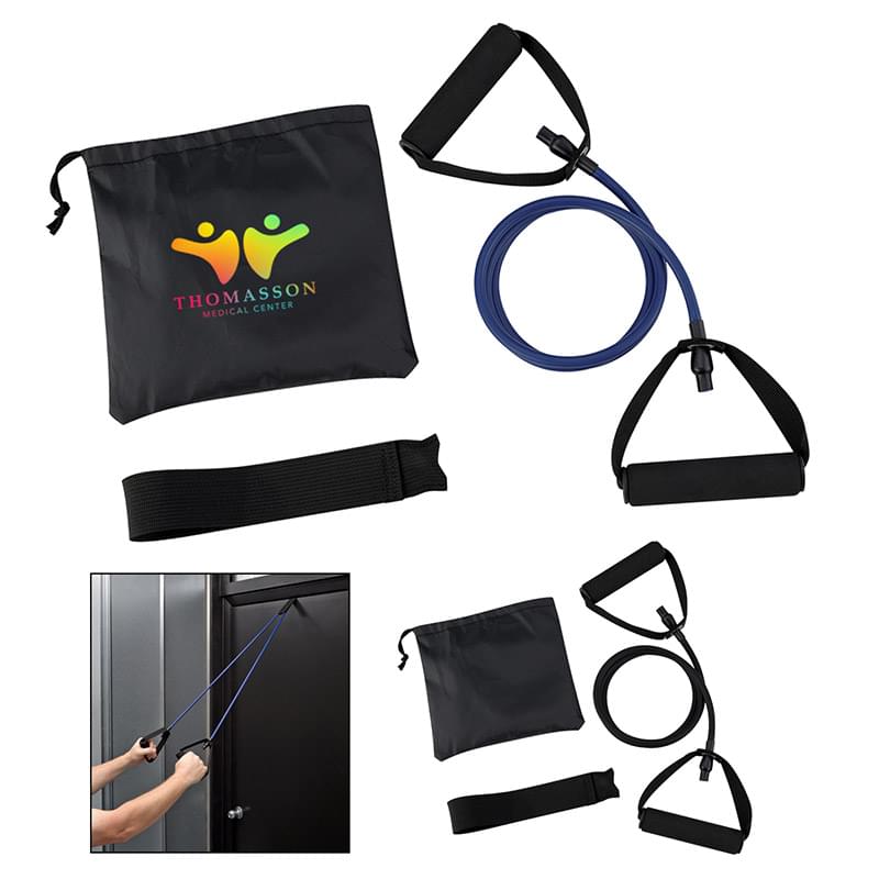 Yoga Fitness Bands in Nylon Pouch