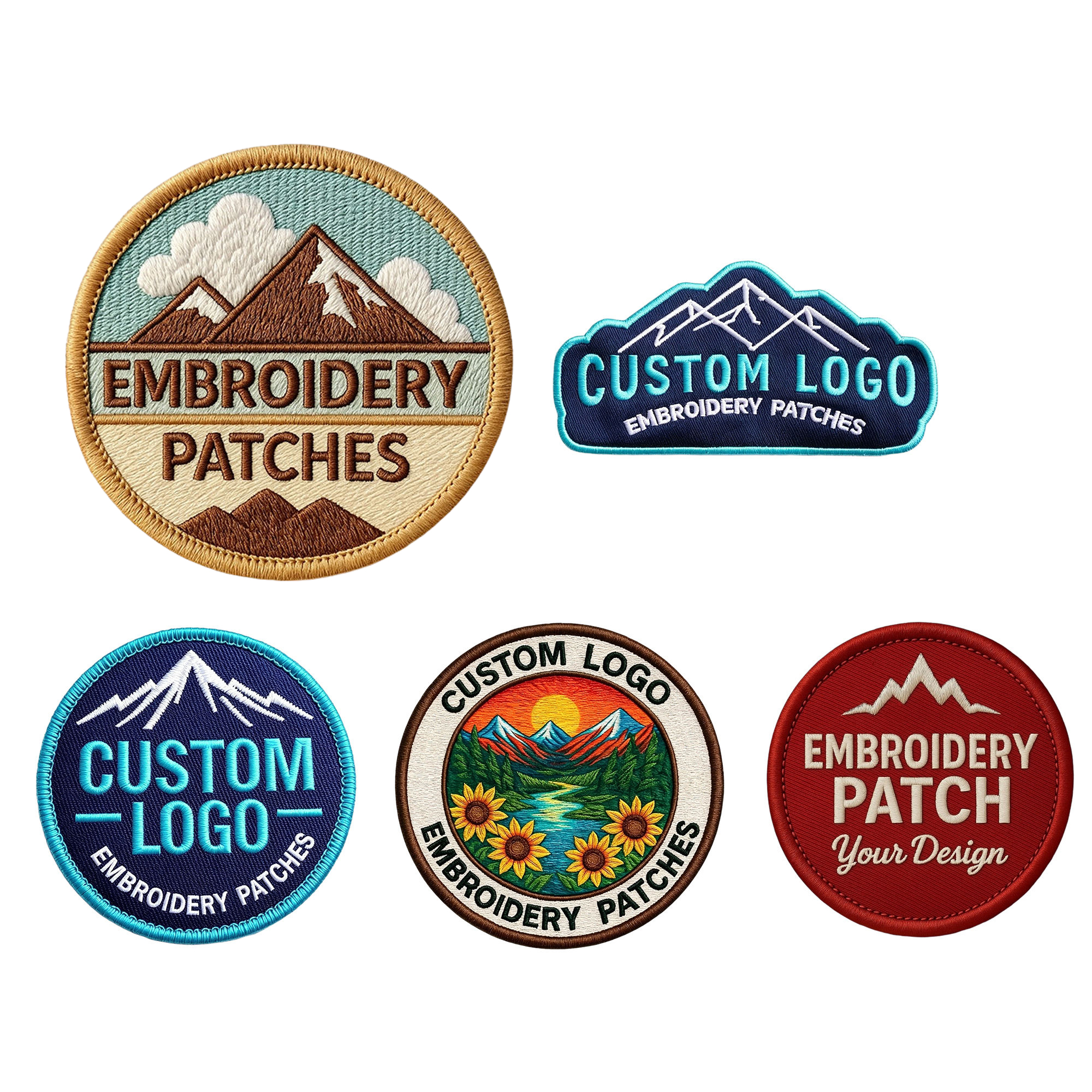 Custom Embroidered Iron On Patch 2