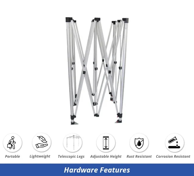 Beige Canopy Tent (Topper+ Frame) 10