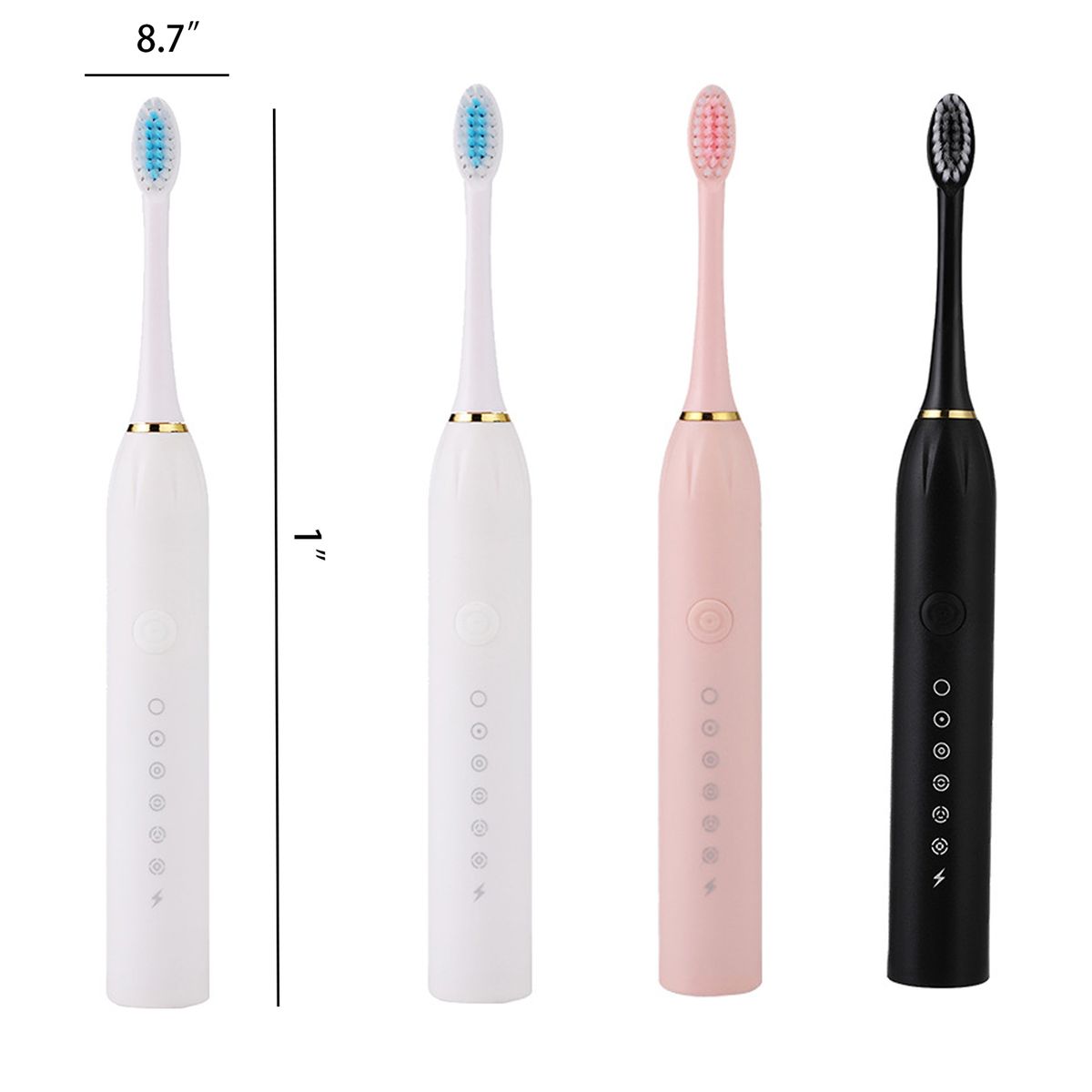 MOQ20 6 Modes Smart Soft Electric Toothbrush 3