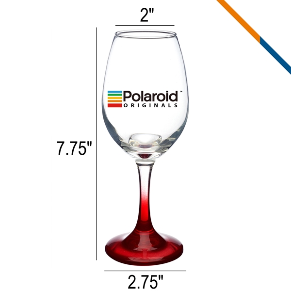 Custom 10 oz White Wine Glass with Sturdy Base — Full-Color Event Giveaway 6
