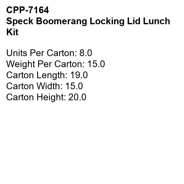 Speck Boomerang Locking Lidl Lunch Kit 2