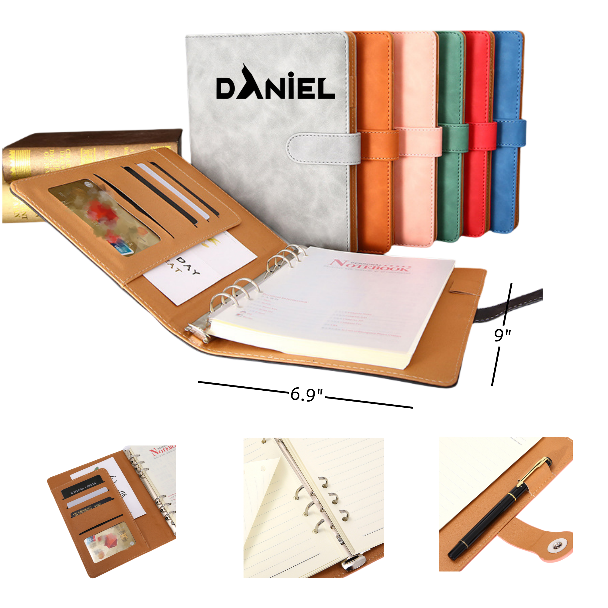 A5 Clasp Ring Binder Notebook 3