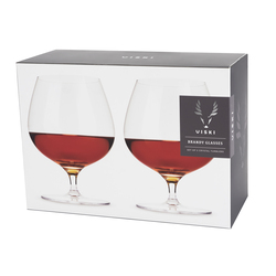 Viski Crystal Wingback Brandy Glass - Thumbnail 2