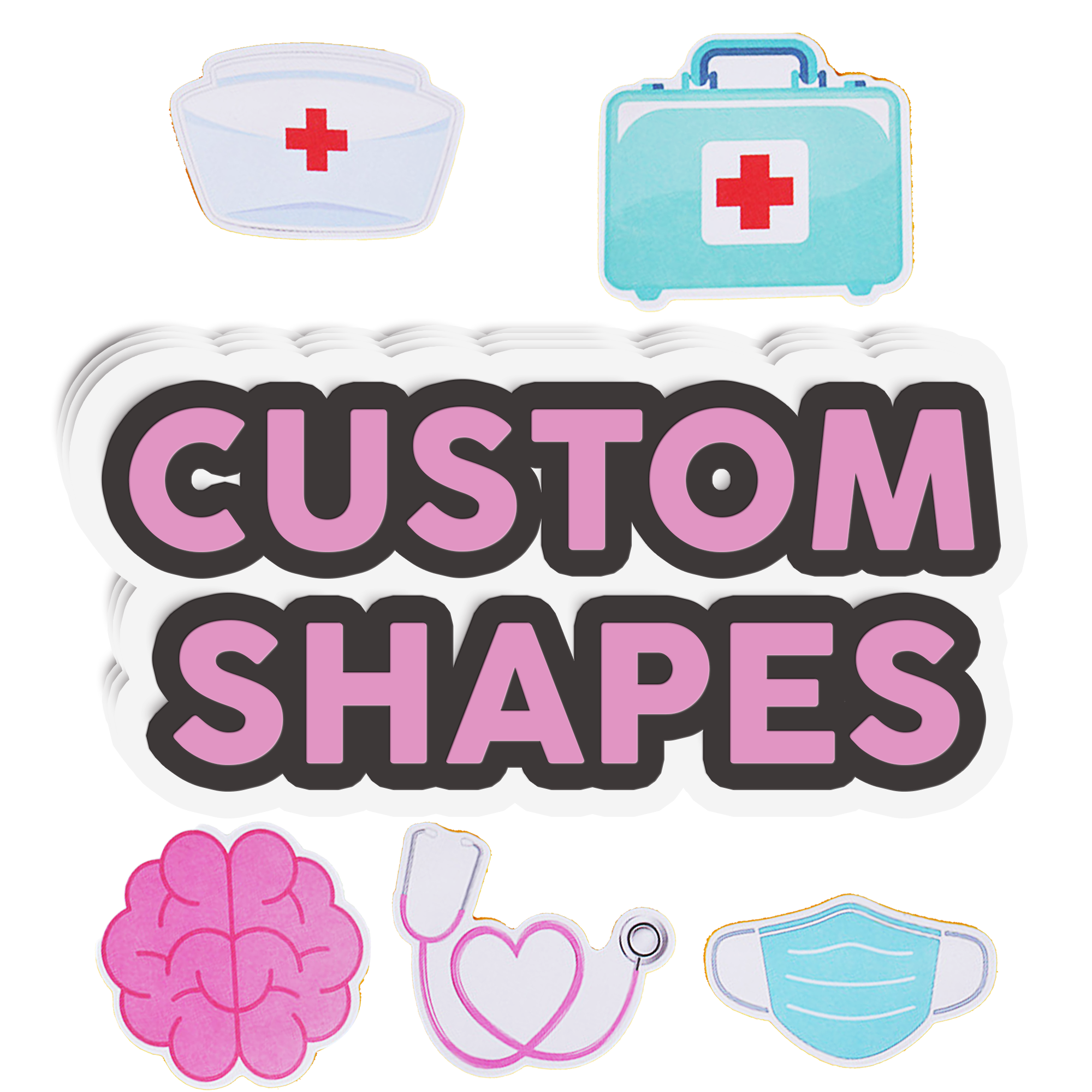 Personalized Shape Sticky Notes
