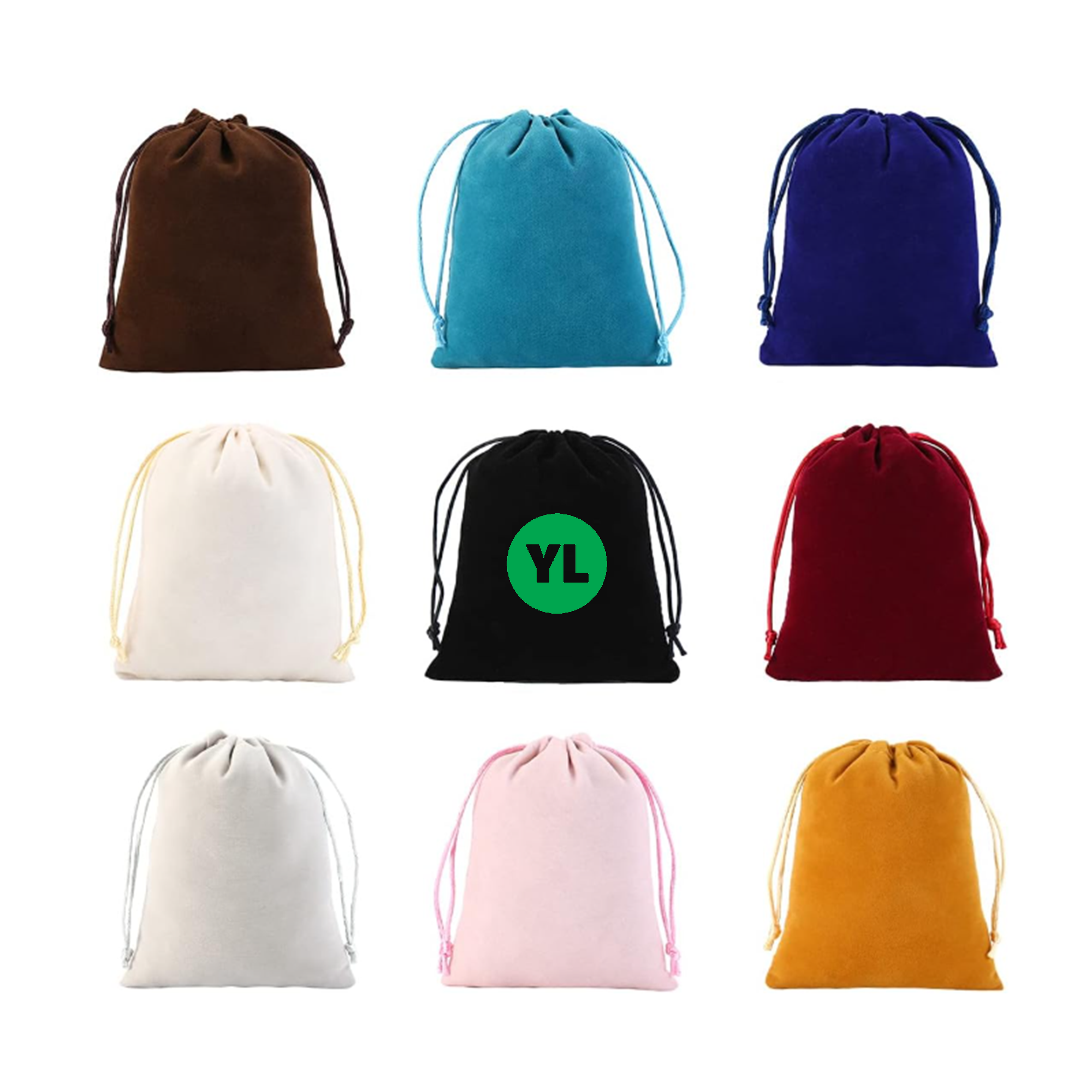 Jewelry Drawstring Packaging Velvet Bag 2