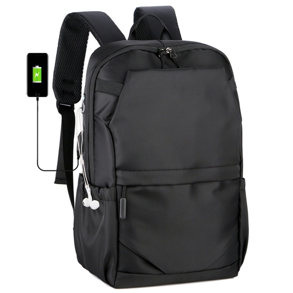 Laptop Backpack With Charging Cable