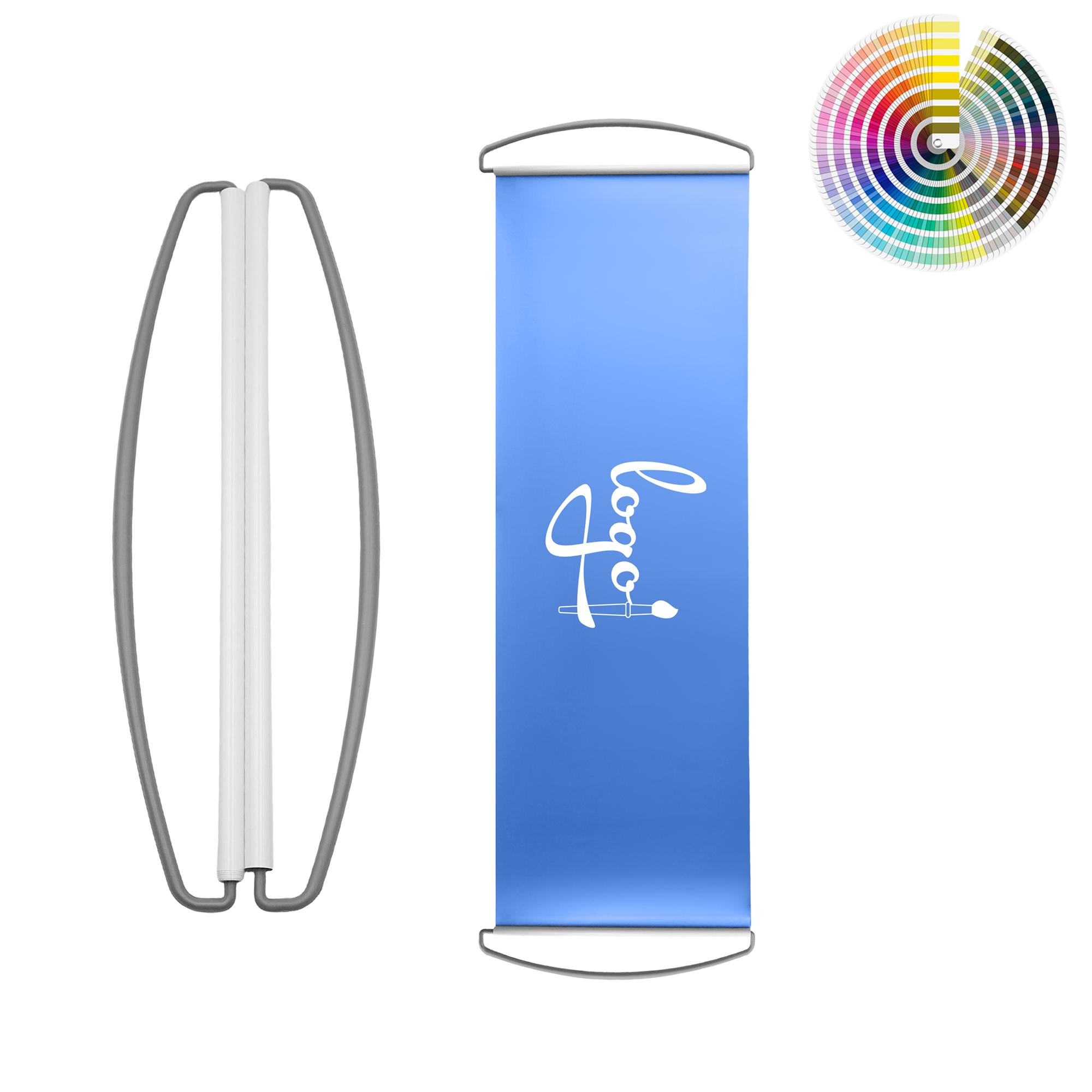 Retractable Hand Banner