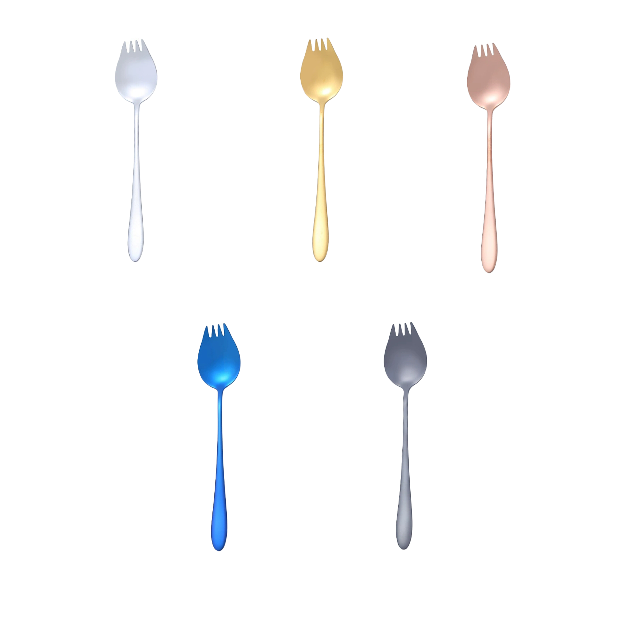 Salad Cake Fruit Fork Spoon 3