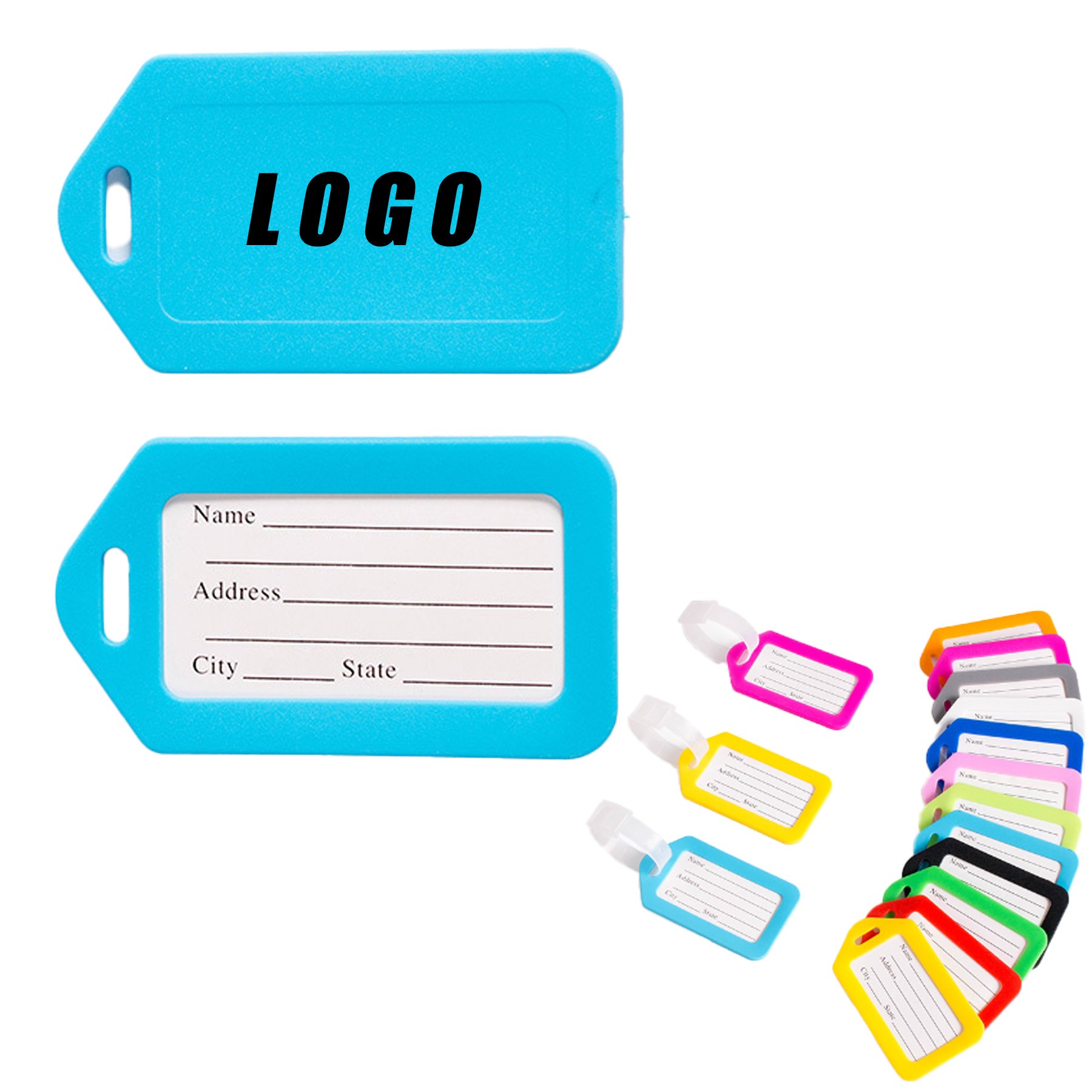 Extractable Label Luggage Tag