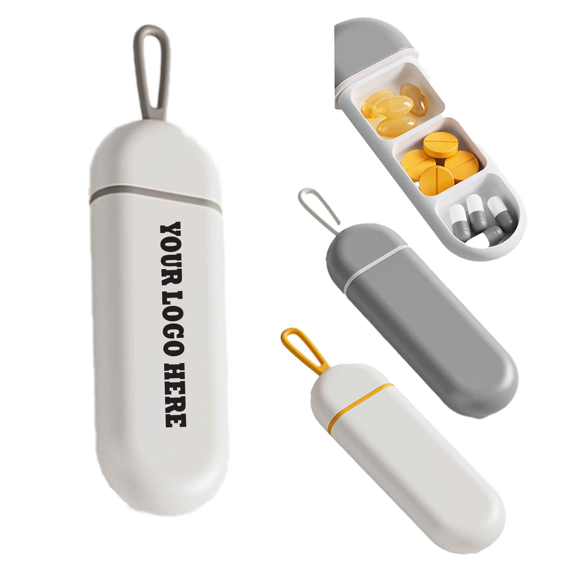 Portable Sealed Moisture Proof Pill Box MOQ 50 4