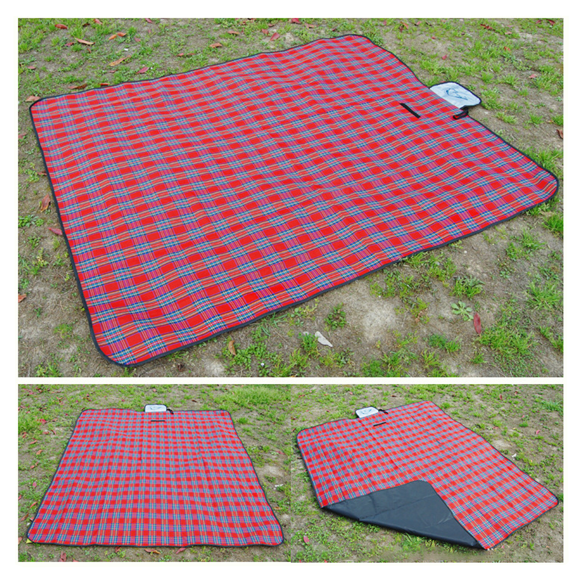 Foldable Waterproof Outdoor Picnic Blanket MOQ 50pcs 6